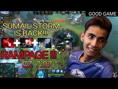 TOP 5 SUMAIL MOST EPIC RAMPAGE AS STORM SPIRIT!!!