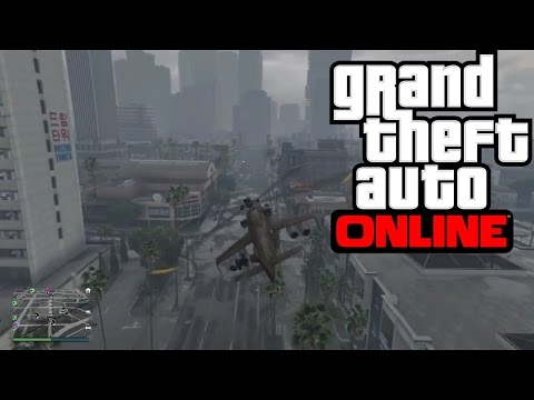 GTA V Online - Chasing a guy with the Savage ! ( GTA 5 NXT GEN Gameplay )