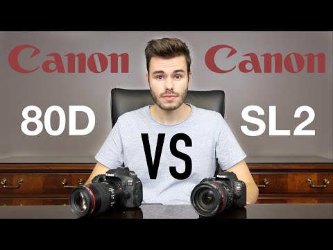 Canon 80D vs Canon SL2 (200D)