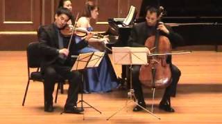 Johannes Berauer Piano Trio, I. - Natalie Erlich, Ethan Wood and Loewi Lin