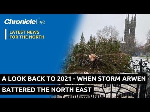A look back to 2021 when Storm Arwen battered the North East