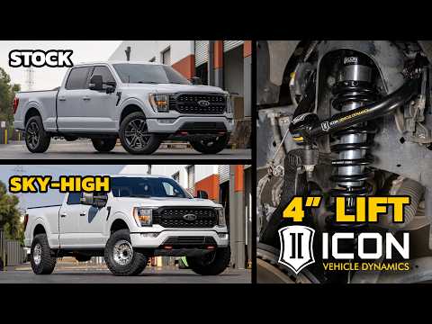 4" of Lift, but Is It COMFY? 2021+ F-150 Icon 3.5-4.5" Lift System Ride Review