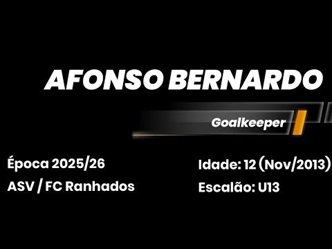 Afonso Bernardo | Goalkeeper | 2025/26 – First P...