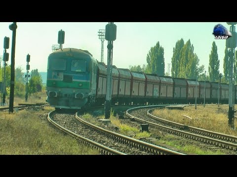 Fluieroasa 60-0714-5 Whistle Loko & Marfar VTR Freight Train in Oradea Est Triaj - 08 October 2019