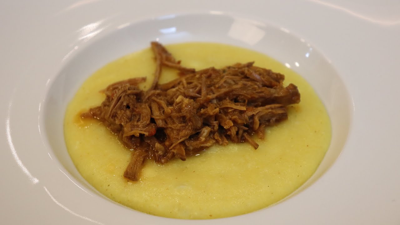 Polenta cremosa na panela de pressão eltrica
