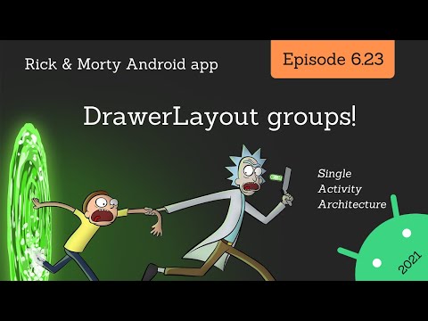 2021 Android Guide: DrawerLayout icon & group customization!