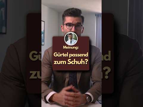 GÜRTEL und SCHUHE: welche Farbe? 🤔