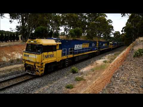 Pacific National Freight Train 6 Locomotives 2MP5 NR100 NR47 8121 G537 G538 G526 3rd Jan 23 S Aust