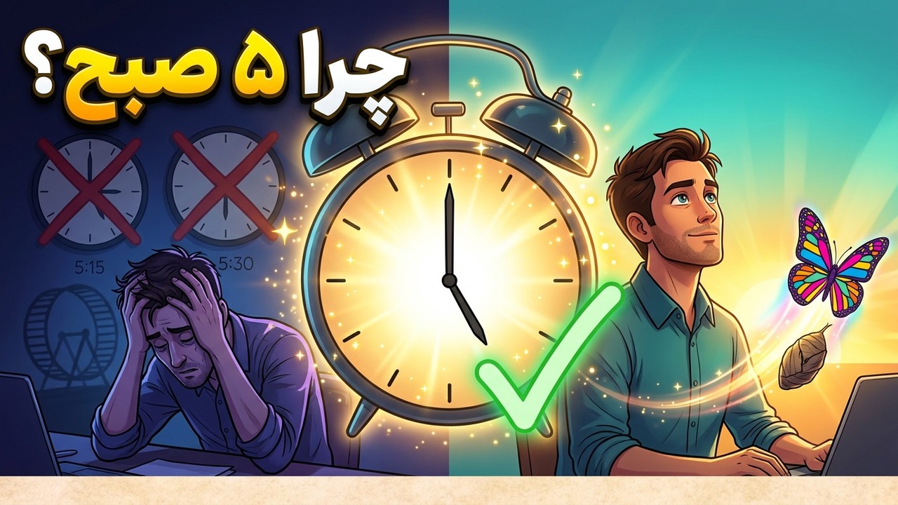 چرا باید ساعت ۵ صبح بیدار شیم؟
