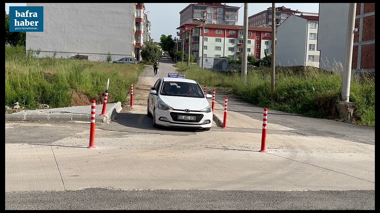 Bafra’da Direksiyon Sınavının Güzergâhı Değişti!