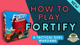 How to Play Fortify - A Tactical Duel Chess-style Wargame game | English | By Zenwood Games