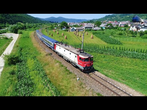 🚁🚊060-EA 40-0924-1 & IR1832 Cluj Napoca-Dej-Ilva Mică-Suceava-Iași-Galați in Rebrișoara 08 July 2021