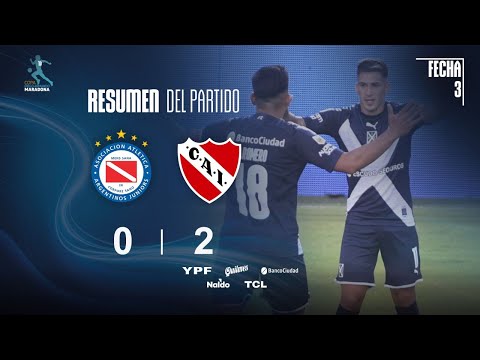Copa Diego Maradona | Fases | Fecha 3 | resumen de Argentinos - Independiente