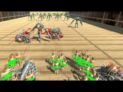 Animal Revolt Battle Simulator-Scourge vs Ancient humans