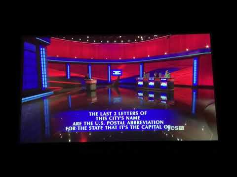 Jeopardy, VERY LONG category 😜 Lindsey Shultz Day 1 (3/14/19)