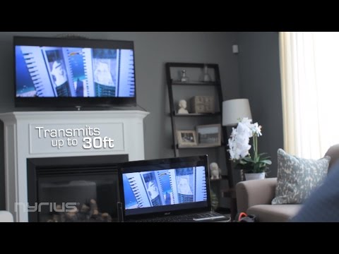 Nyrius ARIES Prime Digital Wireless HDMI Transmitter & Receiver System (NPCS549)