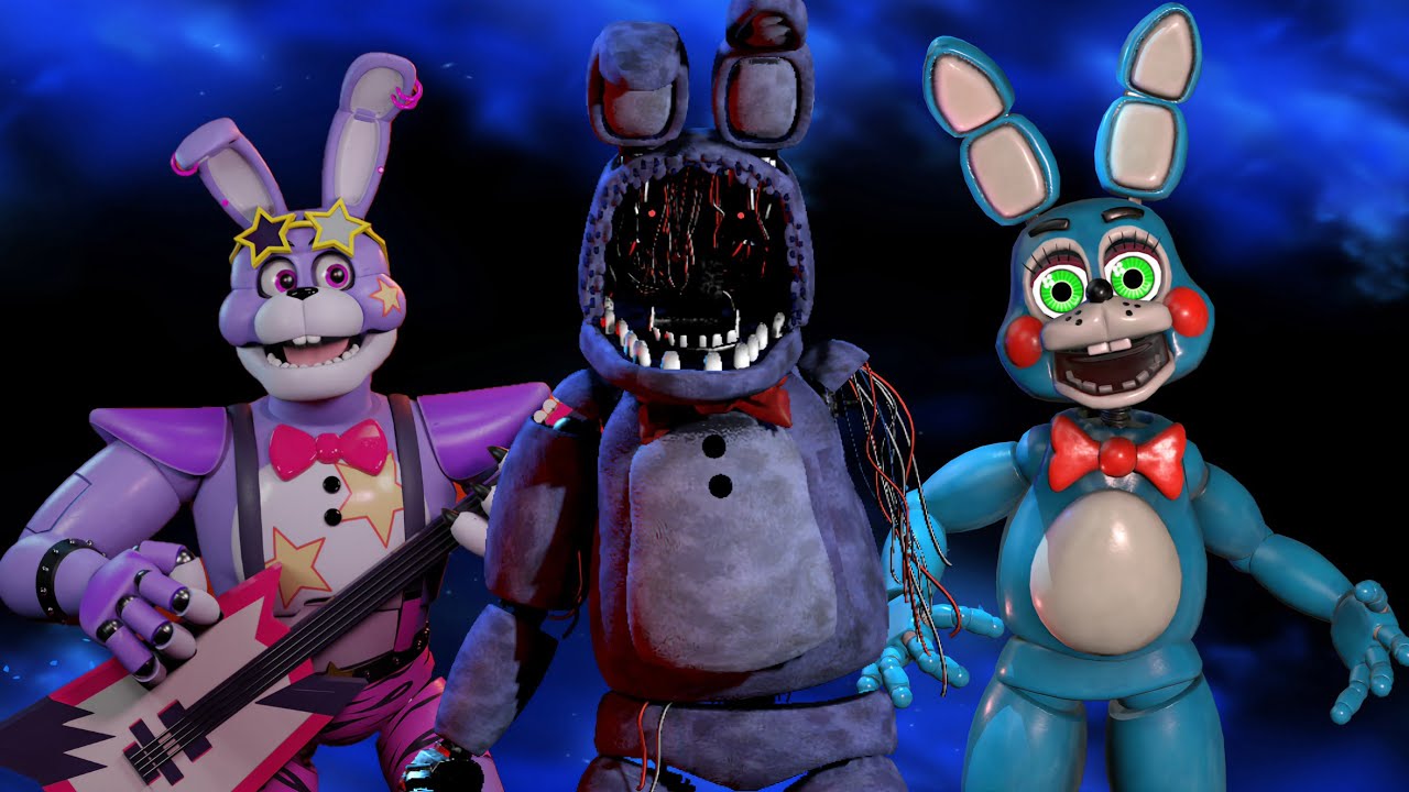 TODOS OS BONNIE DE FIVE NIGHTS AT FREDDY
