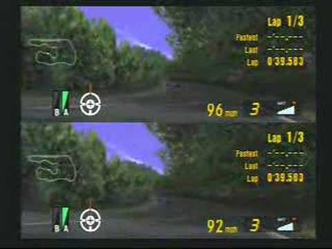 Gran Turismo 3 two player battle