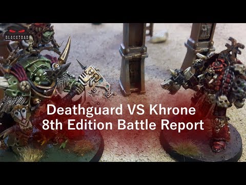 Death Guard vs Skull Takers : Warhammer 40k 8th edition battle report 2000pts