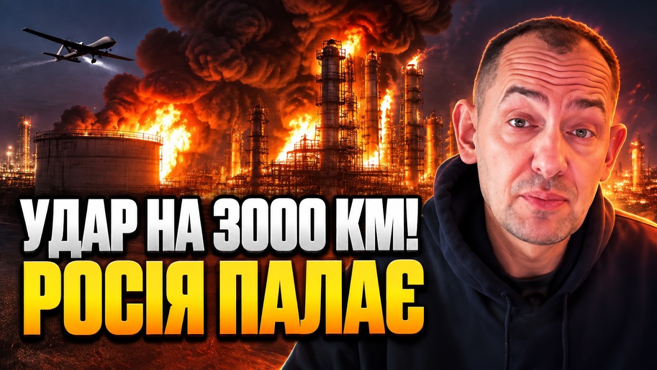 🔥 Дрони вдарили на 3000 км! Омський НПЗ та дата-центри палають: РФ у паніці / ЦИ?