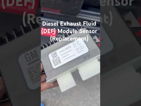Diesel Exhaust Fluid (DEF) Module sensor replacement on GM Chevy Silverado 2500 #DEF #howto #fyp