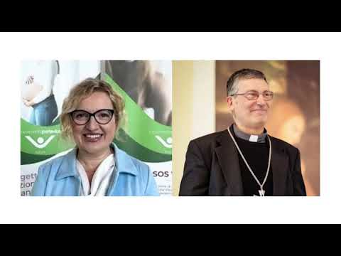 Soemia Sibillo e mons. Enrico Trevisi al CAV di Trieste