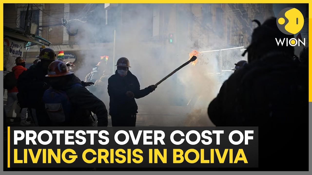 Bolivia Unrest: Protesters Clash with Police | Protests Over Cost of Living Crisis | WION