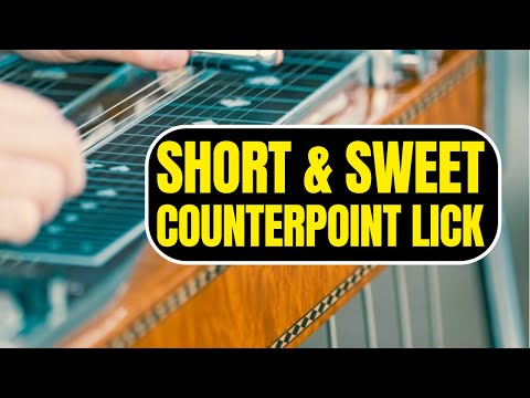 Easy CounterPoint Lick | Pedal Steel Guitar Lesson