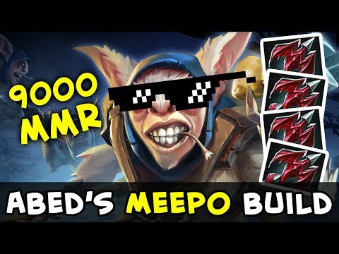 9,000 MMR Meepo with Abed's build — VP.Noone