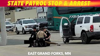 State Patrol Stop & Arrest In East Grand Forks Sunday Afternoon