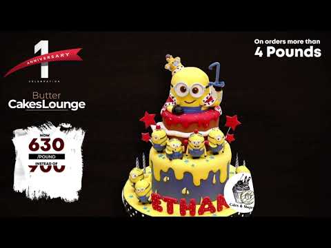 Best Customized Cakes For Birthday, Wedding and Anniversaries. 30% Off on Cakes