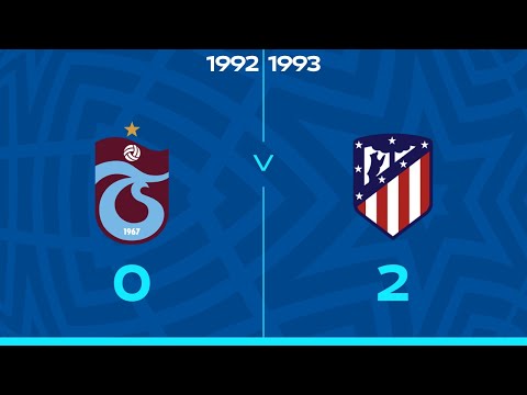 Trabzonspor 0-2 Atletico Madrid 1992 1993