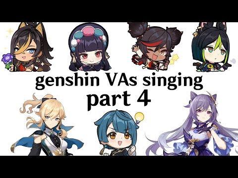 genshin VAs singing (part 4)