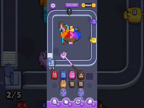Pixel Flow Level 2842 Walkthrough