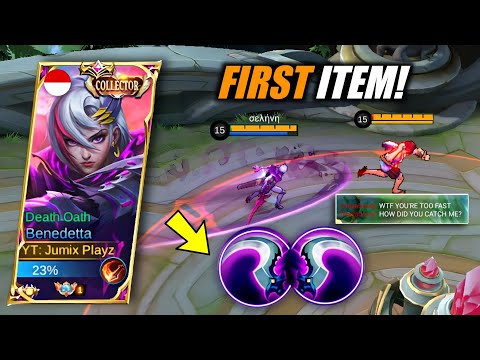 HUNTER STRIKE FIRST ITEM IS A MUST FOR ALL BENEDETTA USERS! | THIS IS SO OP! | MLBB