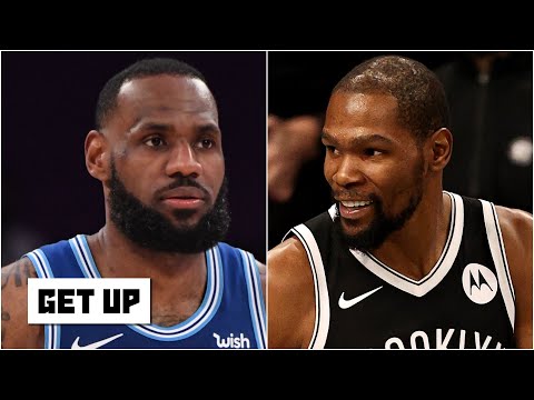 當雙方都健康時，哪支球隊能贏得7場系列賽。籃網還是湖人？| 起床 (Which team wins a 7-game series when both are healthy: Nets or Lakers? | Get Up)