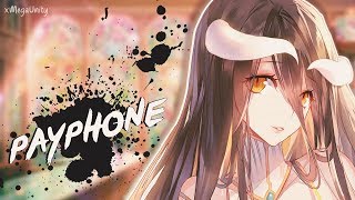 Nightcore - Payphone (Acoustic) | Lyrics