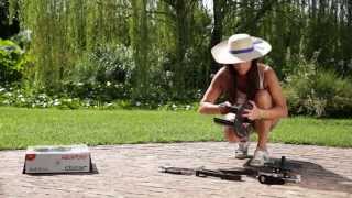 Claber Avvolgitubo Aquapony Kit Nero con 15m di Tubo e Accessori