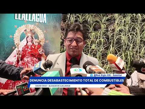 ALCALDE DE LLALLAGUA DENUNCIA DESABASTECIMIENTO TOTAL DE COMBUSTIBLES Y EXIGE SOLUCIÓN INMEDIATA