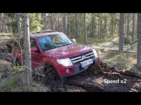 Mitsubishi Pajero 4 and Toyota Land Cruiser 100 offroad, Estonia (Part 2).