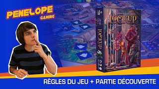 LOCK UP - {règles du jeu et partie} - Un jeu de Stan Kordonskiy (extension en fin de vidéo)