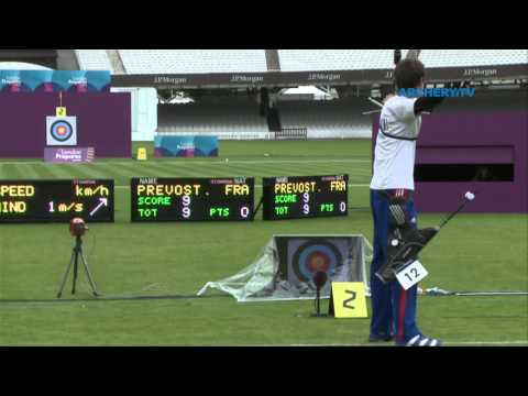 Xing Yu v Gael Prevost – recurve men’s 2nd round | London 2012 Olympic Test Event