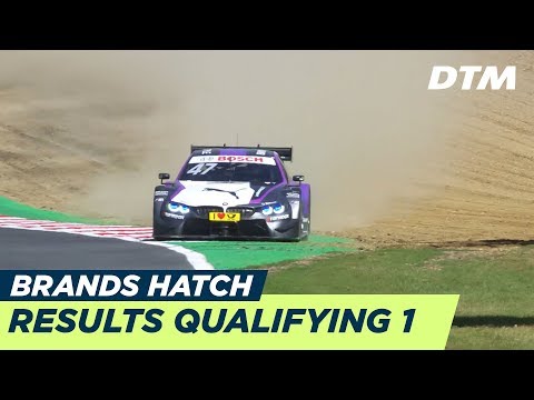 Results & Highlights - Qualifying 1 - DTM Brands Hatch 2018