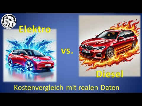 Kostenvergleich Elektro vs. Diesel: Reale Verbrauchszahlen für 1 Jahr