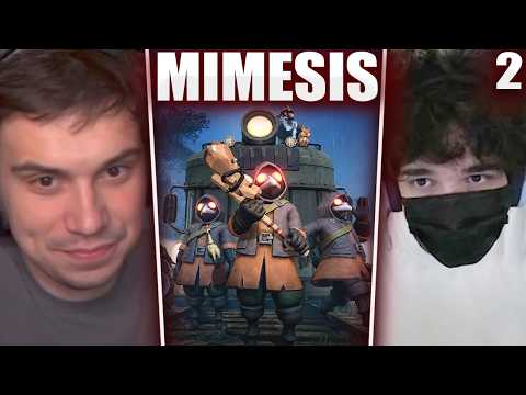 ГЛЕБ ИГРАЕТ в MIMESIS #2 (Ростик, Хелин, Витя) | Sasavot