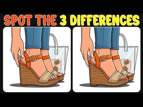 The 5 Most Difficult Challenges — Only Geniuses Can Spot All 3! [Find the Difference]