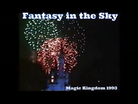 "Fantasy in the Sky", Magic Kingdom Fireworks, Disney World 1993