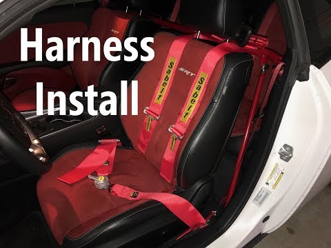 How to install racing harnesses in your Hellcat Challenger/Charger WITHOUT cutting or drilling