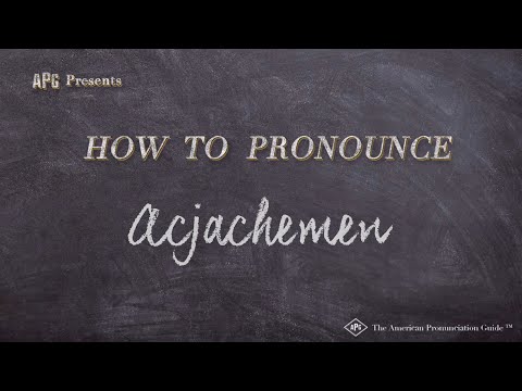 How to Pronounce Acjachemen (Real Life Examples!)