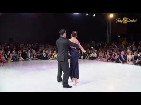  Vanesa Villalba  and  Facundo Piñero  are  dancing  to  the  tango  "  A Evaristo Carriego  "  by  Forever Tango  at  TanGO TO Istanbul  in  2019